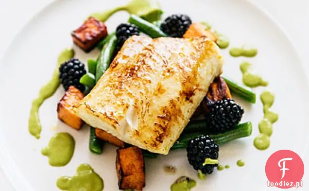 Pan-Pieczony Klon Pomarańczowy Sablefish