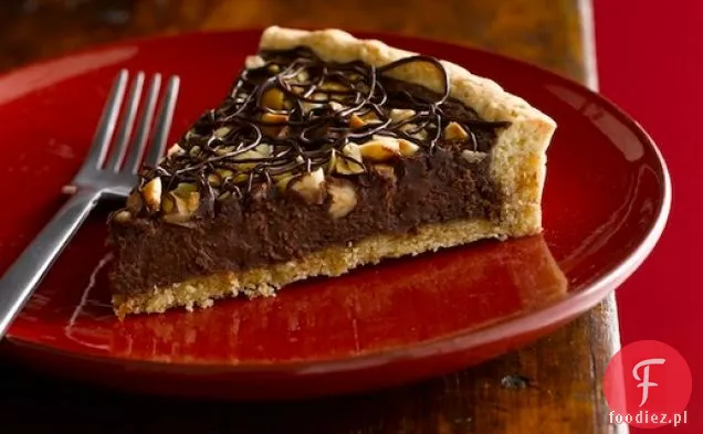 Tarta czekoladowo-orzechowa pachnąca pomarańczą