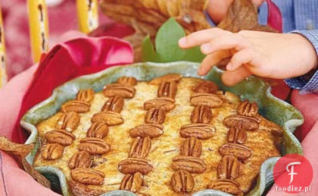Karmelowy Placek Jabłkowo-Gruszkowy Z Płatkami Owsianymi Muffin Crust