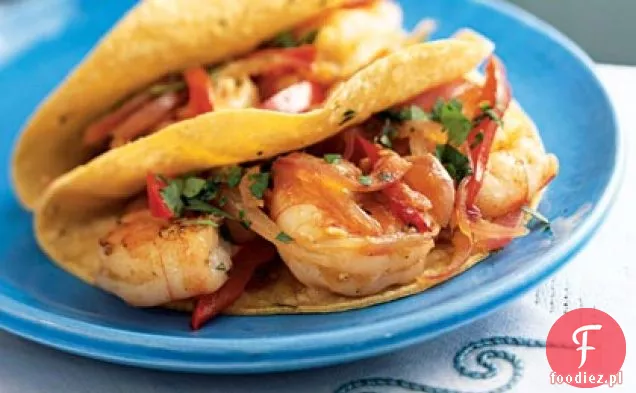 Tomatillo Shrimp Fajitas