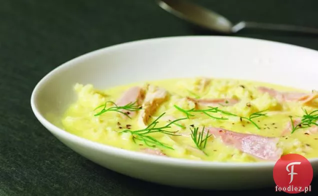 Cytrynowy rosół z ryżem