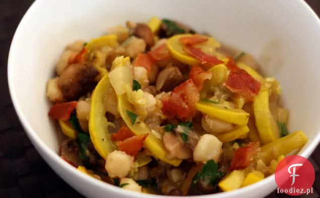 Kolacja dziś wieczorem: Squash i grzyby Hominy