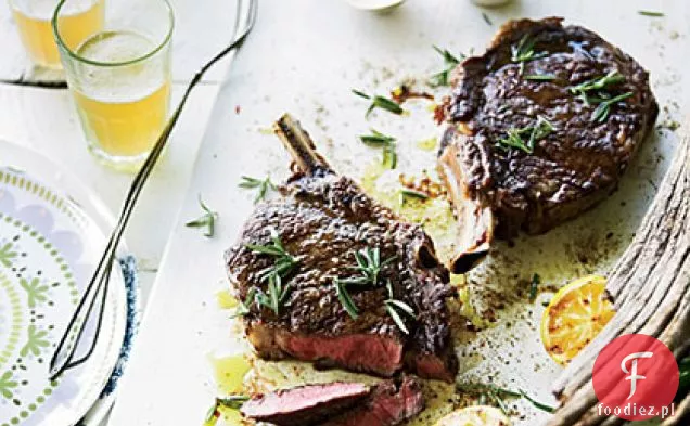 Steki z Rib Eye z sosem Barbecue Pete ' a