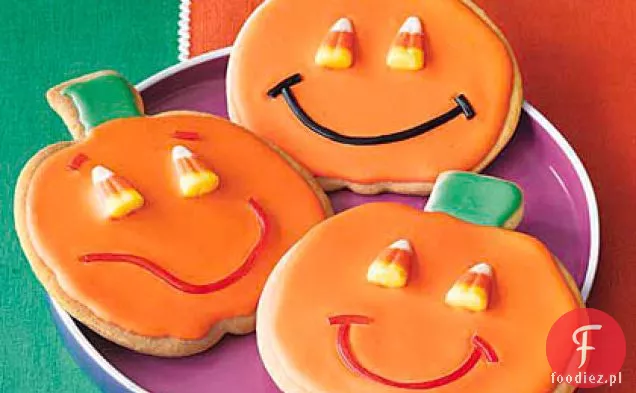Jack-O ' - Lantern Sugar Cookies