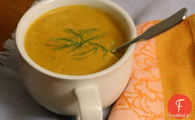 Jedz za 8 dolców: zupa marchewkowo-Koprowa pieczona