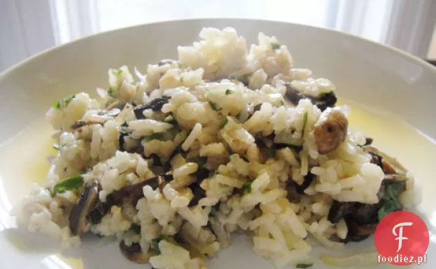 Ugotuj książkę: Risotto z pieczarkami ryżowymi