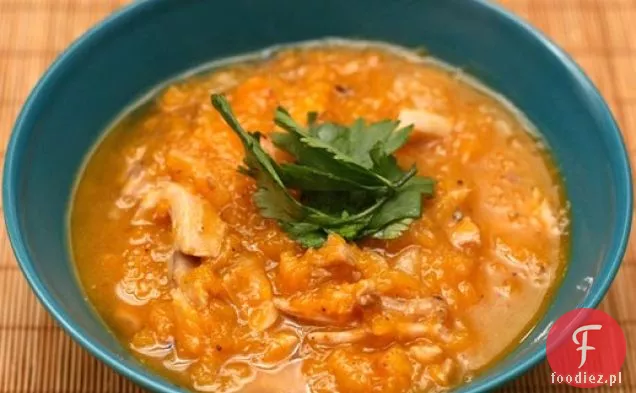 Dziś Kolacja: zupa z pieczonego kurczaka i dyni