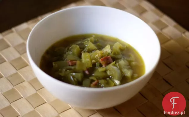 Dziś Kolacja: zupa z zielonych pomidorów z szynką z Czarnego Lasu