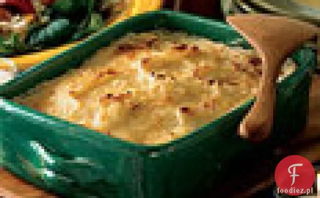 Tłuczone ziemniaki i rzepa Gratin