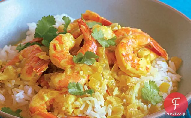 Curry Z Krewetek Kokosowych