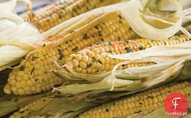 Kukurydza Grillowana Z Masłem Ziołowym