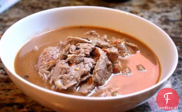 Kolacja dzisiaj: Sichuan gotowana wołowina w ognistym sosie