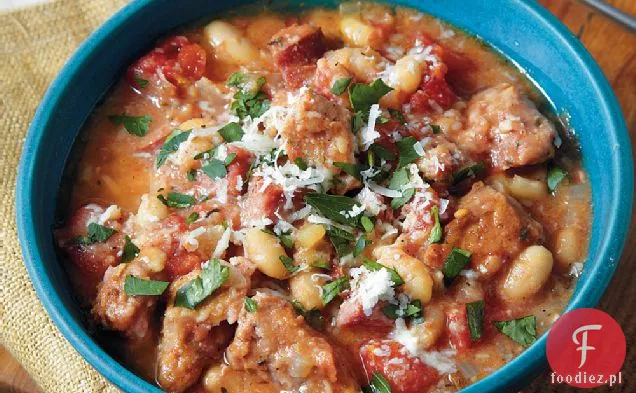 Cassoulet Z Kiełbasą Wędzoną