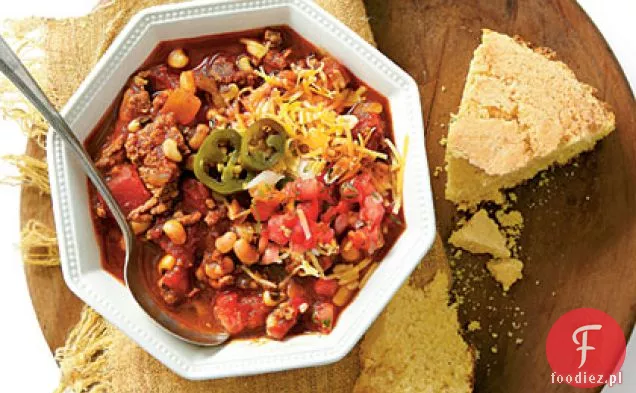Chili z wołowiną i czarnym groszkiem