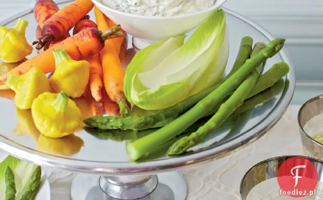 Basil Aïoli z Crudités