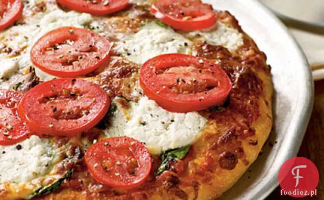 Pizza ze szpinakiem i ricottą