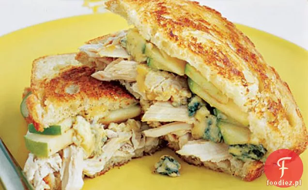 Kanapki z kurczakiem z serem topionym