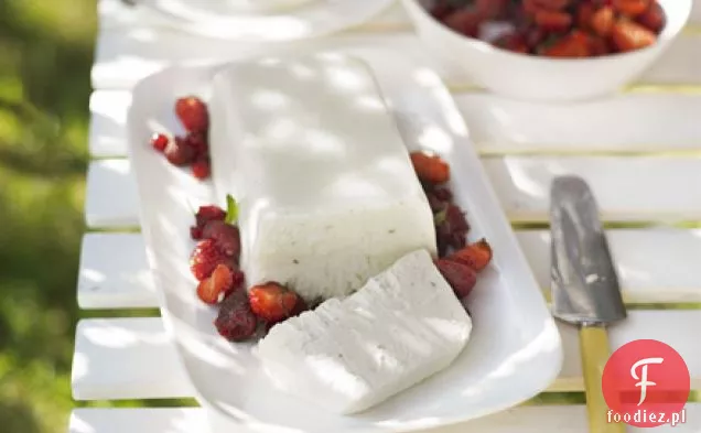 Plaster orzecha kokosowego i limonki z letnimi owocami