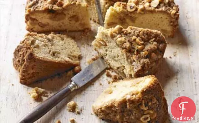 Karmelizowane ciasto jabłkowe z polewą streusel