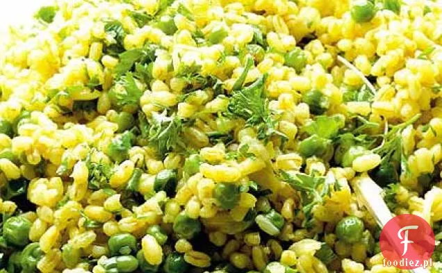 Risotto z grochu i ziarna wermutu