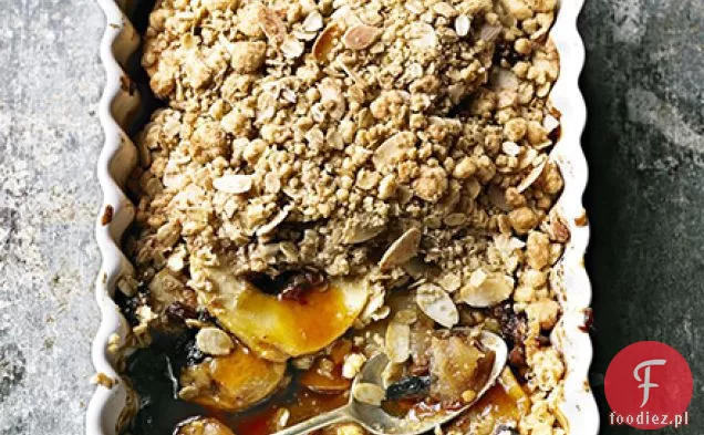Baked apple & toffi crumble
