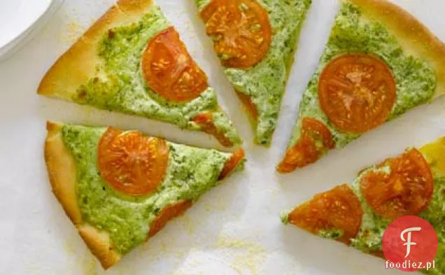 Pesto z rukoli, Ricotta i wędzona Mozzarella