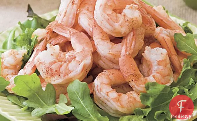 Pikantne Gotowane Krewetki Z Kremowym Sosem Maślano-Awokado