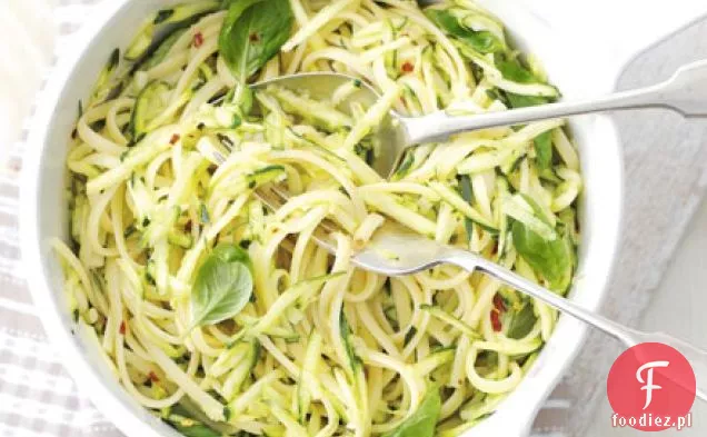 Linguine z cukinią i cytryną