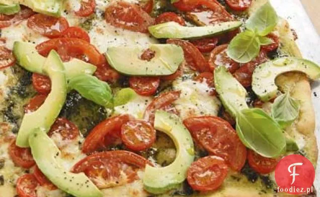 Pizza Tricolore z olejem bazyliowym