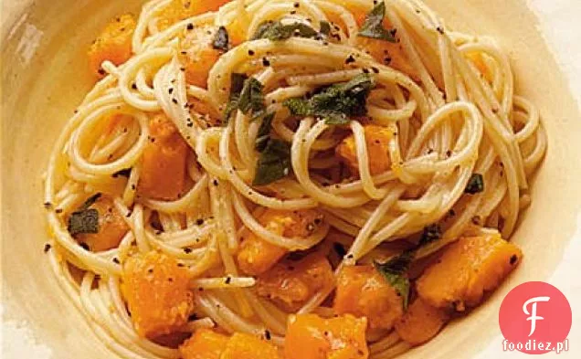 Spaghetti dyniowo-szałwiowe