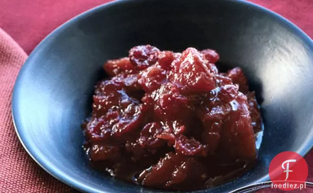 Chutney żurawinowy, gruszkowy i imbirowy