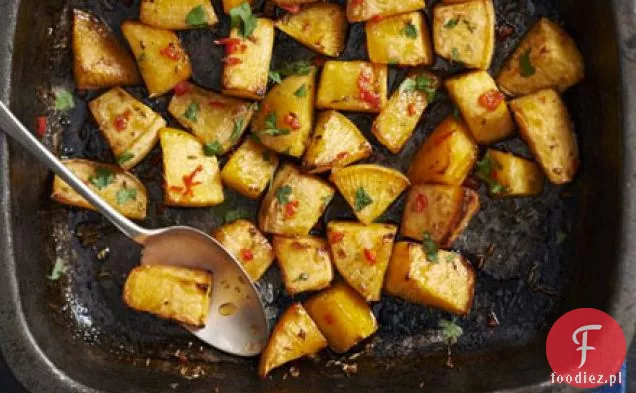 Pieczywo pieczone w miodzie z chilli i kminkiem