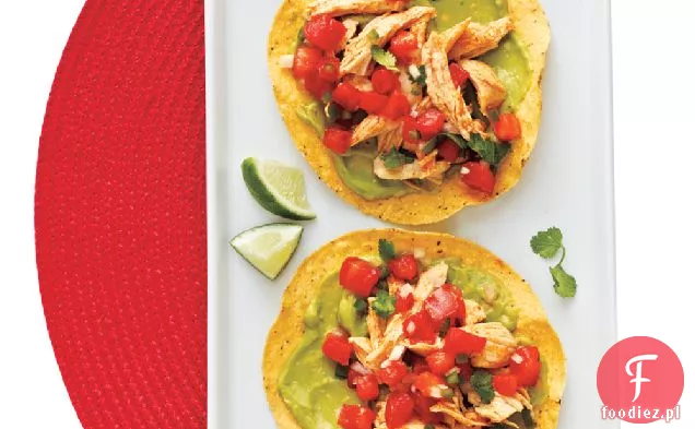 Kurczak i Guacamole Tostadas