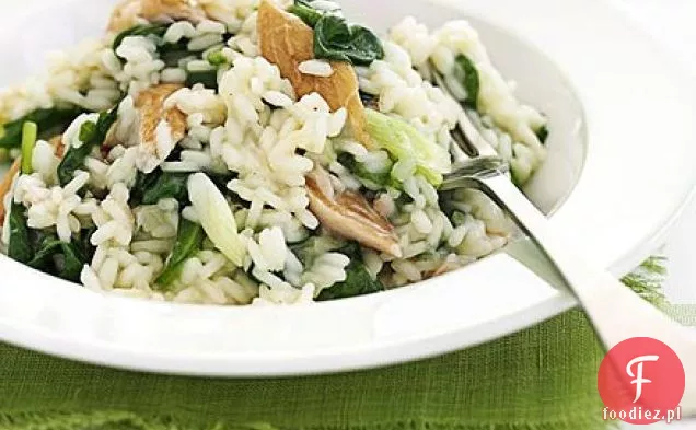 Risotto z wędzoną makrelą