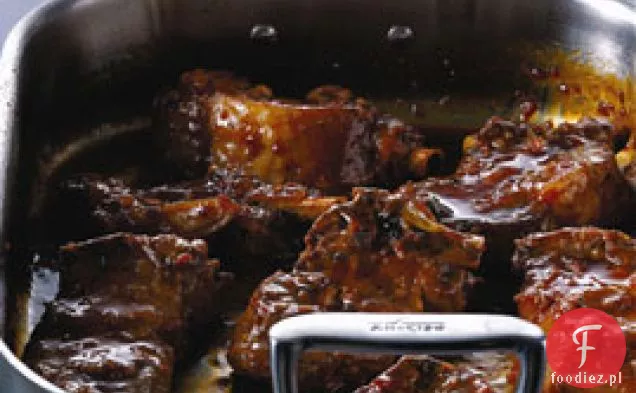 Żeberka Wieprzowe Duszone Pomarańczowo-Sojowo