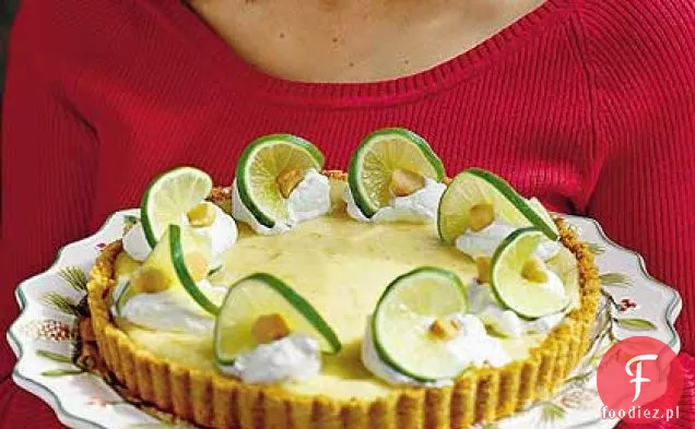 Tarta z orzechów limonkowo-Makadamia
