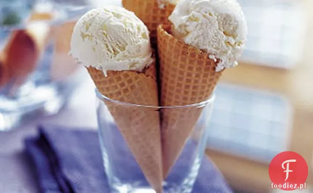Lody bezowe cytrynowe