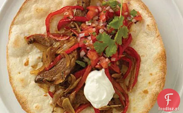 Fajitas z pieczoną wołowiną