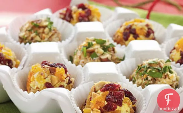 Pikantne trufle serowe ze szczypiorkiem