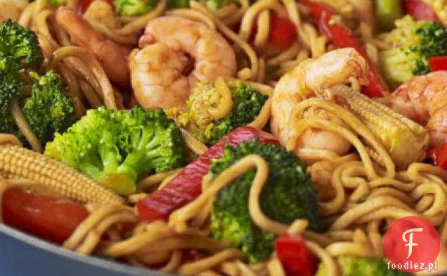 Krewetka chow mein