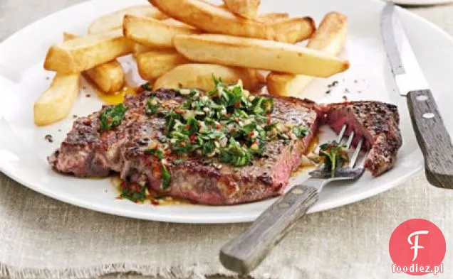 Stek z sosem chimichurri