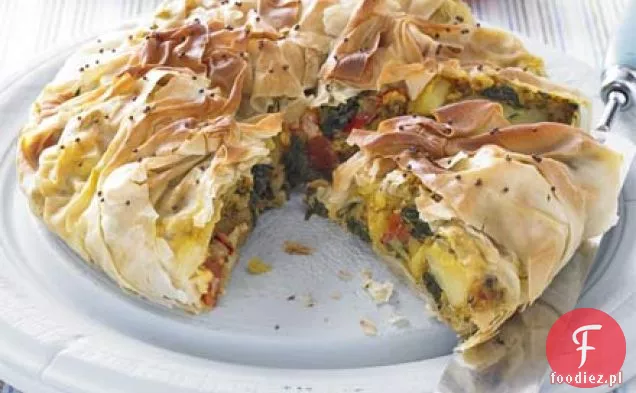 Bombajskie placki ziemniaczano-szpinakowe