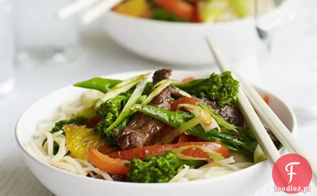 Beef & orange stir-fry