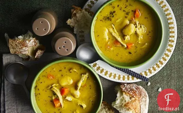 Herby chicken & butter Bean soup
