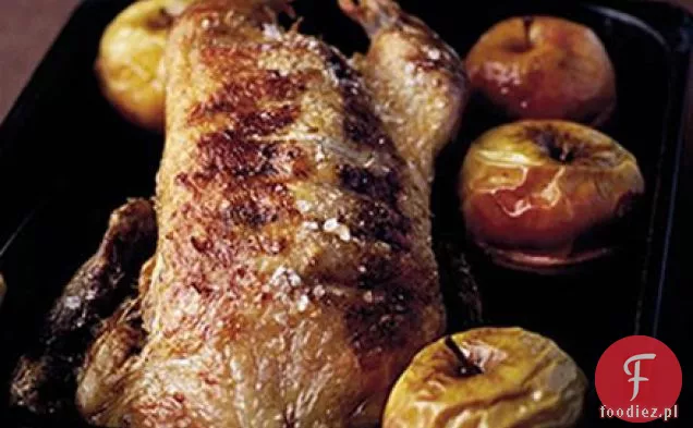 Chrupiąca kaczka i pieczone jabłka