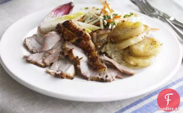 Tarta z rzepy, ziemniaków i musztardy
