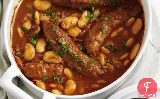 Hotpot z fasoli i kiełbasy