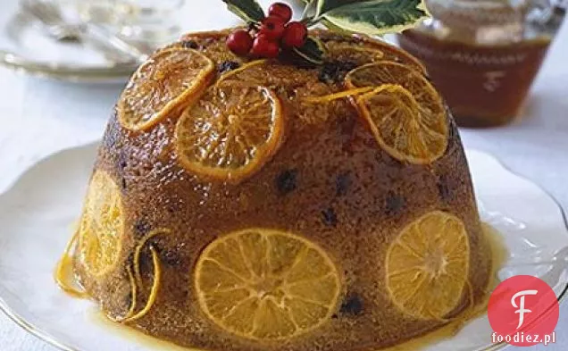 Sticky Orange & Marsala pudding