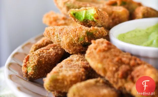 Frytki Z Awokado Z Sosem Cytrynowym Cilantro