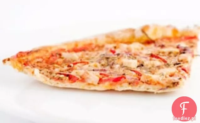 Pikantna Pizza Z Kurczakiem Taco Z Guacamole I Salsą Chipotle